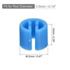 Unique Bargains Fit 0.14 Inch Rod Clothes Hanger Color Coding Markers Blank Tags 150 Pcs - 2 of 4