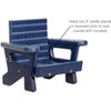 JCS Wildlife Mini White Adirondack Chair Candle or Drink Holder, Lake Life - 4 of 4