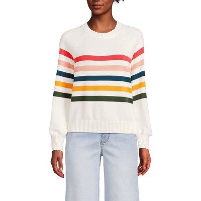 Lands' End Women's Drifter Raglan Sleeve Easy Fit Sweater