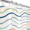 LunaLulinlk Fabric Shower Curtain with Hooks - 4 of 4