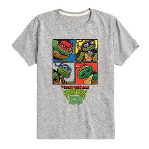 Boys' - Teenage Mutant Ninja Turtles Mutant Mayhem - Mutant Mahem Grid Short Sleeve Graphic T-Shirt - 1 of 4
