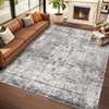 Soft Boho Vintage Low Pile Washable Large Indoor Area Rug for Living Room Bedroom Dining Room - 2 of 4
