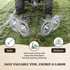 Yard Tuff Acreage Rake, 4 Tine Reel Steel Tow Behind Outdoor Landscaping Lawn & Garden Tool, 48 Inch - 2 of 4