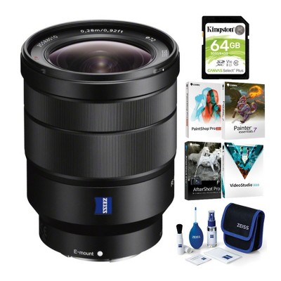 Sony Vario-Tessar T* FE 16-35mm f/4 ZA OSS Lens with Accessory Bundle