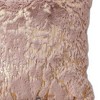 HomeRoots 22" Pink And Gold Abstract Faux Fur Throw Pillow - 4 of 4