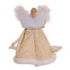 Kurt Adler 10-Inch 10-Light Natural Angel Tree Topper - 3 of 4