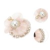 Unique Bargains Floral Rhinestone Faux Pearl Scrunchies 1 Pc - 3 of 4