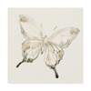 Trademark Fine Art -June Erica Vess 'Sepia Butterfly Impressions Iv' Canvas Art - 2 of 4