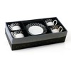 Lorren Home 8oz. Tea/Coffee Set Service for 4-Black/Gold - 4 of 4