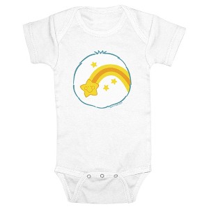 Infant's Care Bears Wish Bear Belly Badge Bodysuit - 1 of 3