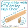 Impresa Bamboo Foot Rest for IKEA High Chair Accessories - Wooden Foot Rest Compatible with IKEA Antilop High Chair & More - 3 of 4