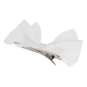 Unique Bargains Women's Fashion Double Layer Bow Hair Clips 4.72"x2.36" 1 Pc - 1 of 4