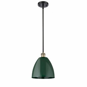 Plymouth Dome - 1 Light Stem Hung Pendant In Industrial Style-10.88 Inches Tall and 9 Inches Wide - 1 of 1