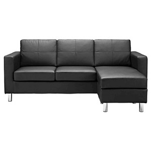 Nash Configurable Sectional Sofa Black - Dorel Living