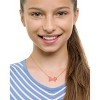 Barbie Flash Yellow Gold Plated Barbie Logo Necklace - 3 of 4