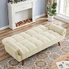 KTMBDW 75.4" Loveseat Sofa, Mid Century Modern Decor Love Seat Couches for Living Room, Bedroom, Solid and Easy to Install Love Seats Furniture - 3 of 4
