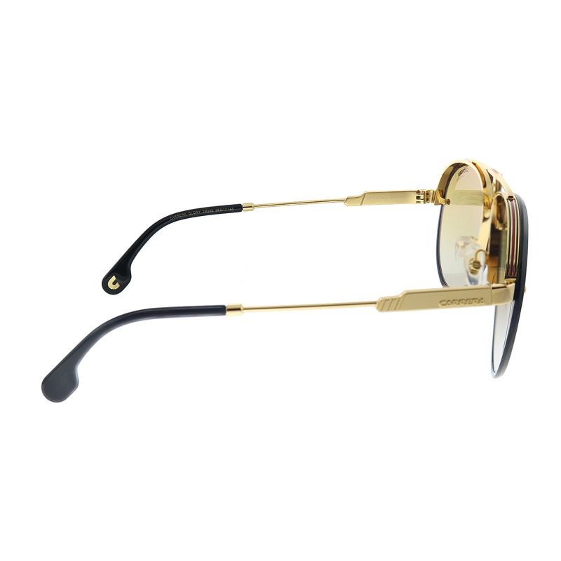 Carrera Glory 2M2 Unisex Pilot Sunglasses Black Plastic on Gold 58mm, 3 of 4
