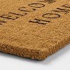 1'6"x2'6" 'Welcome Home' Outdoor Coir Doormat Black - Threshold™ designed with Studio McGee - 3 of 3