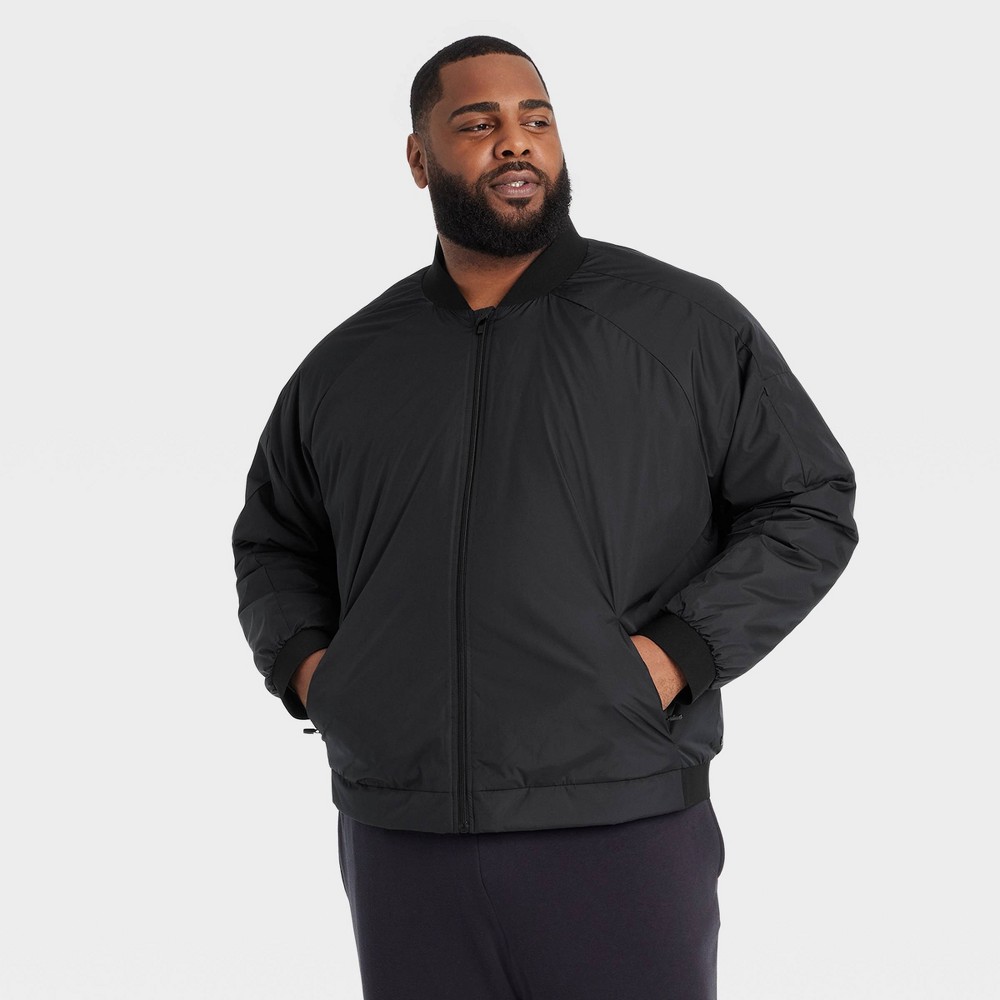 Men's Big Varsity Jacket - All In Motion™ Black 3XL