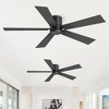 Airsurfer 42" Black Ceiling Fan with 5 Plywood Blades Modern Ceiling Fan with Remote Control 6 Speeds Motor for Livingroom Apartment - 3 of 4