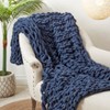 Saro Lifestyle Textured Chunky Knit Cozy Throw - 3 of 3