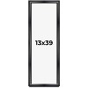 PosterPalooza | Panoramic Minimalist Shadow Box Black Picture Frame - UV Acrylic, Backing, Hanging Hardware - 2 of 4