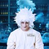 Paper Magic Group Shock Treatment Mad Scientist White Costume Wig - 3 of 4