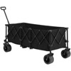 RISOKEYS Extra Long 300L Collapsible Wagon Cart with All-Terrain Wheels,220LB Capacity - Heavy Duty Foldable Utility Cart for Camping,Beach - 2 of 4
