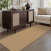 Lahome Boho Area Rug Machine Wasbable Rugs for Kitchen Non Skid Low Pile Braided Cotton Farmhouse Entryway Rugs Indoor Throw Rug Door Mats - 2 of 4