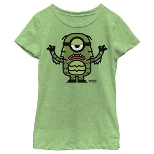 Girl's Despicable Me Minions Creature From The Lagoon T-Shirt - 1 of 3