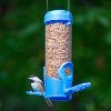 Perky-Pet Blue Mealworm Tube Bird Feeder With Flexport - 3 Ounce - 2 of 3