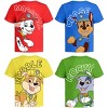 Nickelodeon Paw Patrol Graphic T-Shirt (Sets) Marshall Chase Rubble Rocky Skye Everest Zuma Outfit Tee Toddlers Birthday to Kids Clothes - 2 of 4