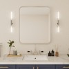 Wall-Mounted Mirror Rectangle Bathroom Vanity Mirrors Framed Mirrors Aluminum Framed Bathroom Mirror - 3 of 4