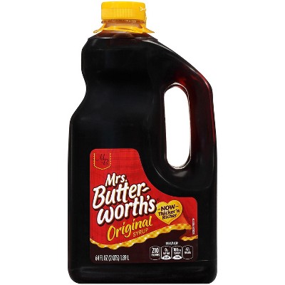 Mrs. Butterworth's Original Syrup, 64oz (Pack of 2)
