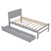 Cesicia Twin Size Platform Bed Frame with 2 Drawers - 2 of 4