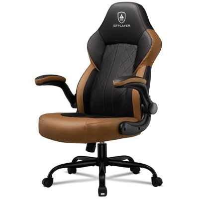 GTPLAYER Ergonomic  Gaming Chair with Flip-Up Armrests, Adjustable Height Computer Chair