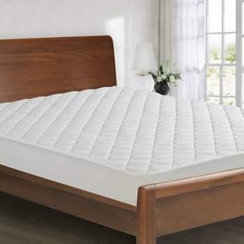 eLuxury Copper Infused Mattress Pad, White, Twin