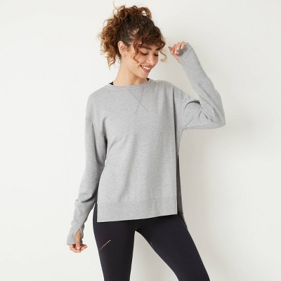 side slit sweatshirt