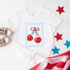 Simply Sage Market Patriotic Cherries Checkered Short Sleeve Tee - 3 of 4