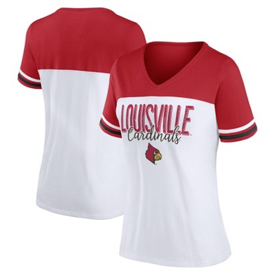 NCAA Louisville Cardinals Men's Heather Poly T-Shirt - S