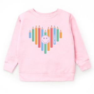 The Juniper Shop SmileyWorld Pencil Heart Youth Sweatshirt - 1 of 3