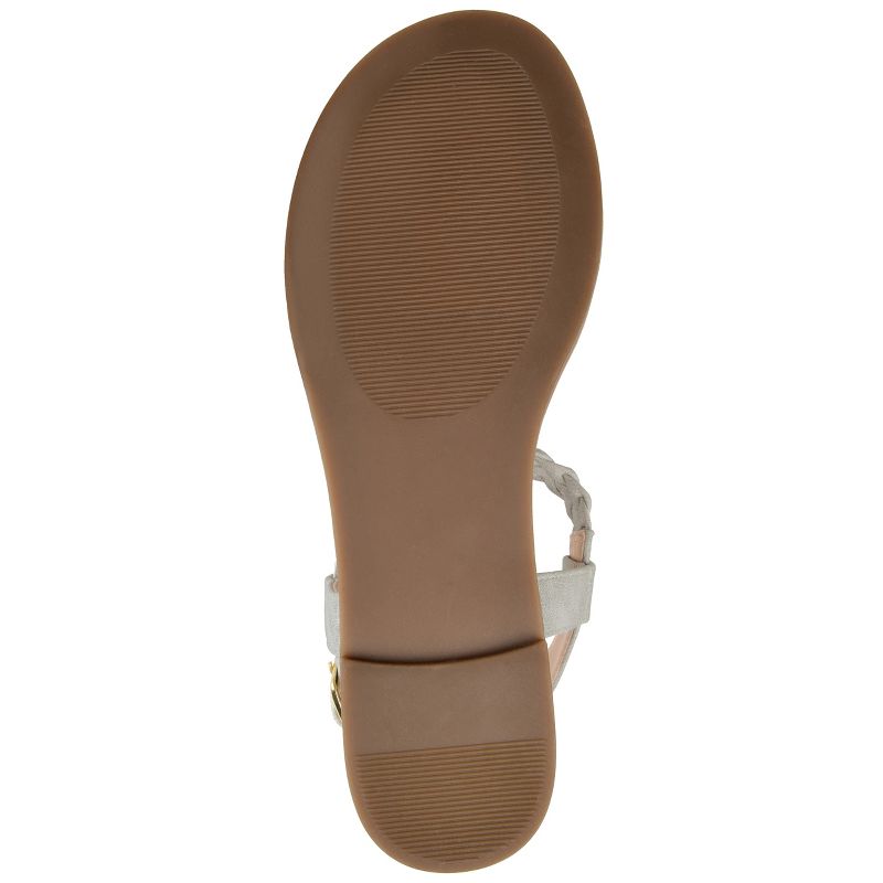 Journee Collection Womens Genevive Tru Comfort Foam Ankle Strap Flat Sandals, 6 of 11