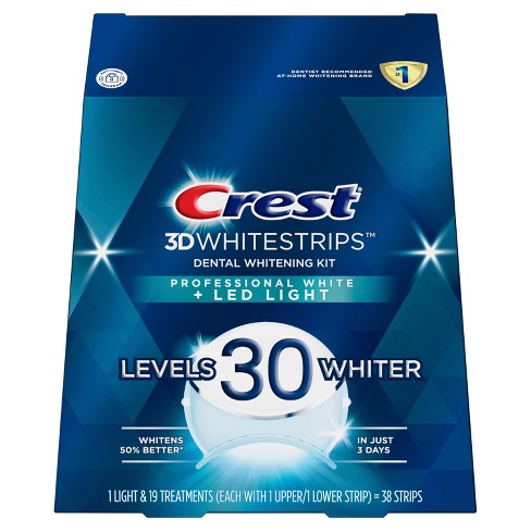 Crest 3DWhitestrips Professional White with LED Accelerator Light