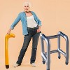 Inflatable Walker and Cane 2 Pcs Set - Old Man Costume Accessories for 100th Day of School Costume Prop for Kids & Adults - 4 of 4