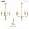Livex Lighting Lisbon 4 - Light Chandelier in  Satin Brass - 2 of 4