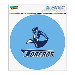 University of San Diego Toreros Automotive Car Window Locker Circle Bumper Sticker - 1 of 4