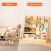 KTMBDW 4-Tier Wooden Bookshelf for Kids, Toddler Book Rack Toy Organizer and Storage, Book Display Stand, Bookshelves Furniture for Nursery - 4 of 4