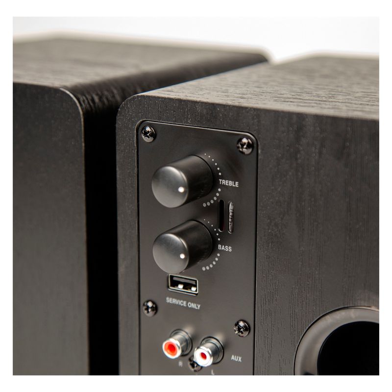 Crosley S100 Powered Speakers (Sold In Pairs) - Black, 6 of 10