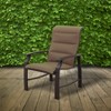 Courtyard Casual Madison Padded-Sling Dining Chair  Alum frame in powder coating Padded Textiline Sling - 2 of 4