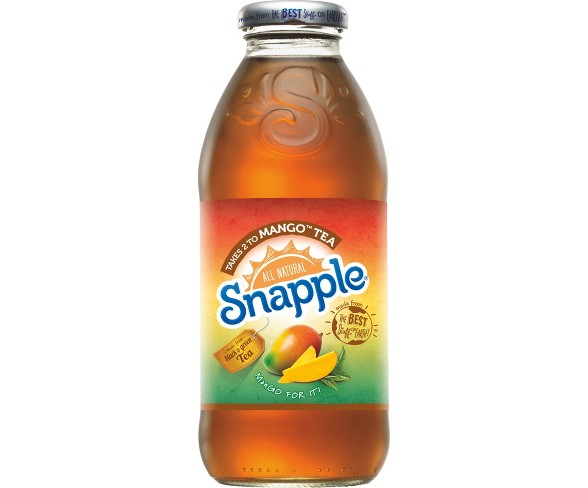 Snapple Takes 2 to Mango Tea - 6pk/16 fl oz Glass Bottles